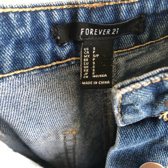 Dark Jean High Waisted Skirt - Picture 5 of 5